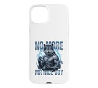 No More Mr Nice Guy Alpha Wolf Brainrot Meme Case for iPhone 15 Plus