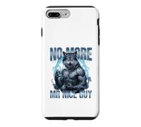 No More Mr Nice Guy Alpha Wolf Brainrot Meme Case for iPhone 7 Plus/8 Plus