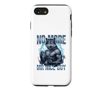 No More Mr Nice Guy Alpha Wolf Brainrot Meme Case for iPhone SE (2020) / 7/8