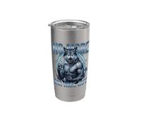 No More Mr Nice Guy Alpha Wolf Brainrot Meme Stainless Steel Insulated Tumbler