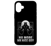 No More Mr Nice Guy Alpha Wolf Funny Meme Men Women Graphic Case for iPhone 16 Plus