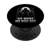 No More Mr Nice Guy Alpha Wolf Funny Meme Men Women Graphic PopSockets Adhesive PopGrip