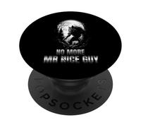 No More Mr Nice Guy Alpha Wolf Funny Meme Men Women Graphic PopSockets Adhesive PopGrip