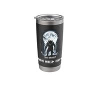 No More Mr Nice Guy Alpha Wolf Funny Meme Men Women Graphic Stainless Steel Insulated Tumbler