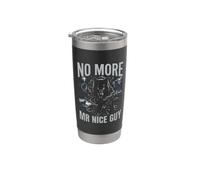 No More Mr Nice Guy Alpha Wolf Meme Brainrot Men Stainless Steel Insulated Tumbler