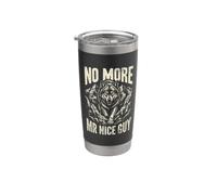 No More Mr Nice Guy Alpha Wolf Meme Brainrot Men Stainless Steel Insulated Tumbler