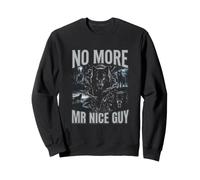No More Mr Nice Guy Alpha Wolf Meme Brainrot Men Sweatshirt