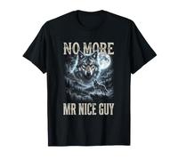 No More Mr Nice Guy Alpha Wolf Meme Brainrot Men T-Shirt