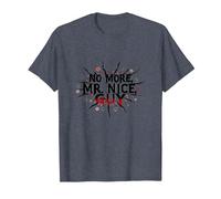 No More Mr Nice Guy Bold Statement for Assertive People T-Shirt, Men, Heather Blue, 6XL