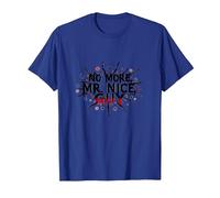 No More Mr Nice Guy Bold Statement for Assertive People T-Shirt, Men, Royal Blue, XXL