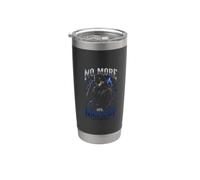 NO More MR Nice Guy Bold Wolf in Leather Stainless Steel Insulated Tumbler