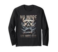No More Mr Nice Guy Bull Meme Brainrot Men Long Sleeve T-Shirt