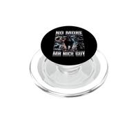 No More Mr Nice Guy Bull Meme Brainrot Men PopSockets PopGrip for MagSafe