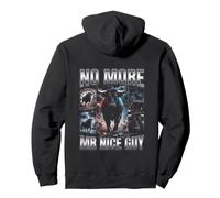 No More Mr Nice Guy Bull Meme Brainrot Men Pullover Hoodie