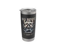 No More Mr Nice Guy Bull Meme Brainrot Men Stainless Steel Insulated Tumbler