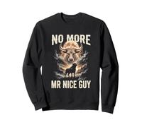 No More Mr Nice Guy Bull Meme Brainrot Men Sweatshirt