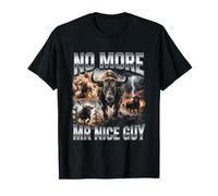 No More Mr Nice Guy Bull Meme Brainrot Men T-Shirt