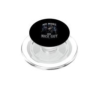 NO MORE MR. NICE GUY Cool Wolf with Hat PopSockets PopGrip for MagSafe