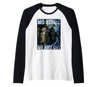 No More Mr Nice Guy Funny Alpha Wolf Meme Dad Papa Men Gifts Raglan Baseball Tee