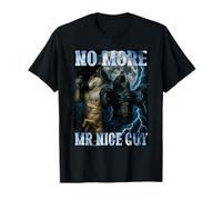 No More Mr Nice Guy Funny Alpha Wolf Meme Dad Papa Men Gifts T-Shirt
