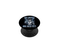 No More Mr Nice Guy Funny Alpha Wolf Meme Unhinged Brainrot PopSockets Adhesive PopGrip