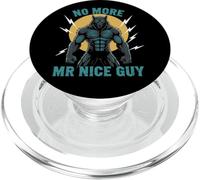 No More Mr Nice Guy Funny Alpha Wolf Meme Unhinged Brainrot PopSockets PopGrip for MagSafe