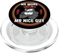 No More Mr Nice Guy Funny Alpha Wolf Meme Unhinged Brainrot PopSockets PopGrip for MagSafe