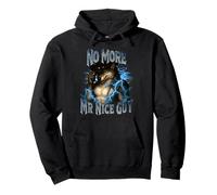 No More Mr Nice Guy Funny Alpha Wolf Meme Unhinged Brainrot Pullover Hoodie