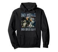 No More Mr Nice Guy Funny Alpha Wolf Meme Unhinged Brainrot Pullover Hoodie