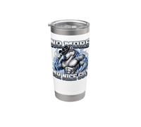 No More Mr Nice Guy Funny Alpha Wolf Meme Unhinged Brainrot Stainless Steel Insulated Tumbler