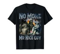 No More Mr Nice Guy Funny Alpha Wolf Meme Unhinged Brainrot T-Shirt