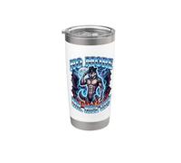 No More Mr Nice Guy Funny Wolf Alpha Meme Stainless Steel Insulated Tumbler