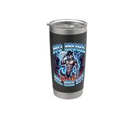 No More Mr Nice Guy Funny Wolf Alpha Meme Stainless Steel Insulated Tumbler