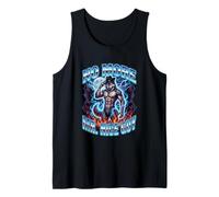 No More Mr Nice Guy Funny Wolf Alpha Meme Tank Top