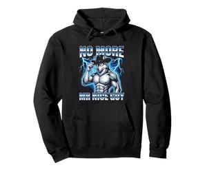 No More Mr. Nice Guy - Funny Wolf Meme Guys Novelty Cool Men Pullover Hoodie