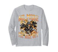 No More Mr. Nice Guy Grim Reaper Skull Bootleg Sigma Aura Long Sleeve T-Shirt