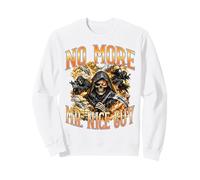 No More Mr. Nice Guy Grim Reaper Skull Bootleg Sigma Aura Sweatshirt