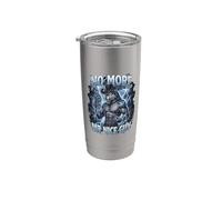 No More Mr Nice Guy Lightning Wolf Stainless Steel Insulated Tumbler