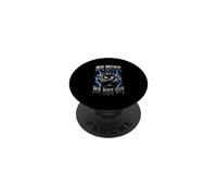 NO MORE MR NICE GUY Muscular Wolf Cowboy Hat PopSockets Adhesive PopGrip