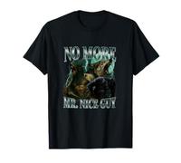 No More Mr Nice Guy Unhinged Gen Z Brainrot Meme Wolf Y2K T-Shirt