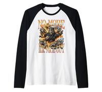 No More Mr Nice Guy Werewolf Bootleg Alpha Male Aura Raglan Baseball Tee