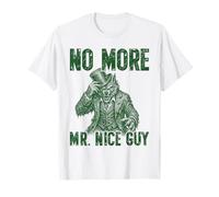 No More Mr Nice Guy Werewolf Monster Retro Alpha Aura T-Shirt