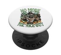 No More Mr Nice Guy Werewolf Sigma Male Alpha Wolf PopSockets Adhesive PopGrip