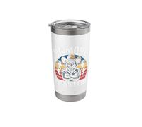 No More Mr Nice Guy Wolf Cowboy Western Attitude Stainless Steel Insulated Tumbler