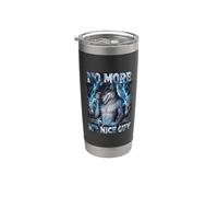 No More Mr Nice Guy Wolf Lightning Stainless Steel Insulated Tumbler