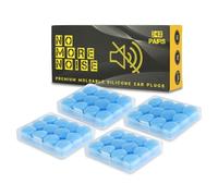 NO More Noise Silicone Ear Plugs - 48 Moldable Ear Plugs Extra Soft Design for Easy Application - Comfortable and Reusable Noise Reducing Ear Plugs for Sleeping Swimming Studying Flying Working Music