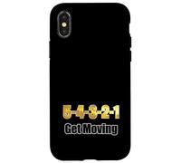 no more procrastination - 5 second get moving rule Case for iPhone X/XS