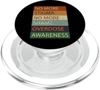No More Stigma No More Shame Overdose Awareness PopSockets PopGrip for MagSafe