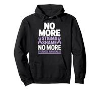 No More Stigma & Shame Overdose Awareness Advocacy Support Pullover Hoodie