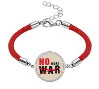 no More war Love peworld Lucky Red String Bracelet Rope Bracelet Handmade